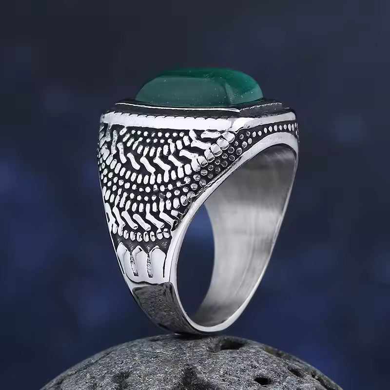 ANILLO PIEDRA VERDE