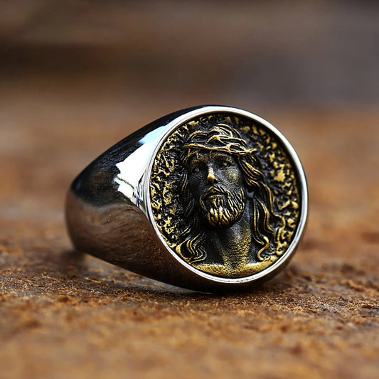 ANILLO JESUS PARA HOMBRE