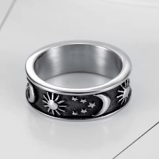 ANILLO SOL, LUNA Y ESTRELLAS