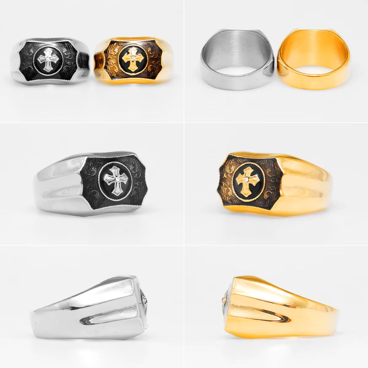 ANILLO CRUZADO RECTANGULAR