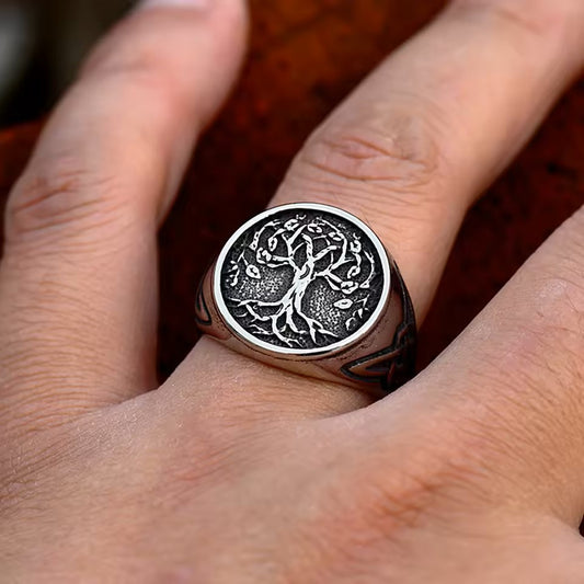 ANILLO ARBOL VIKINGO