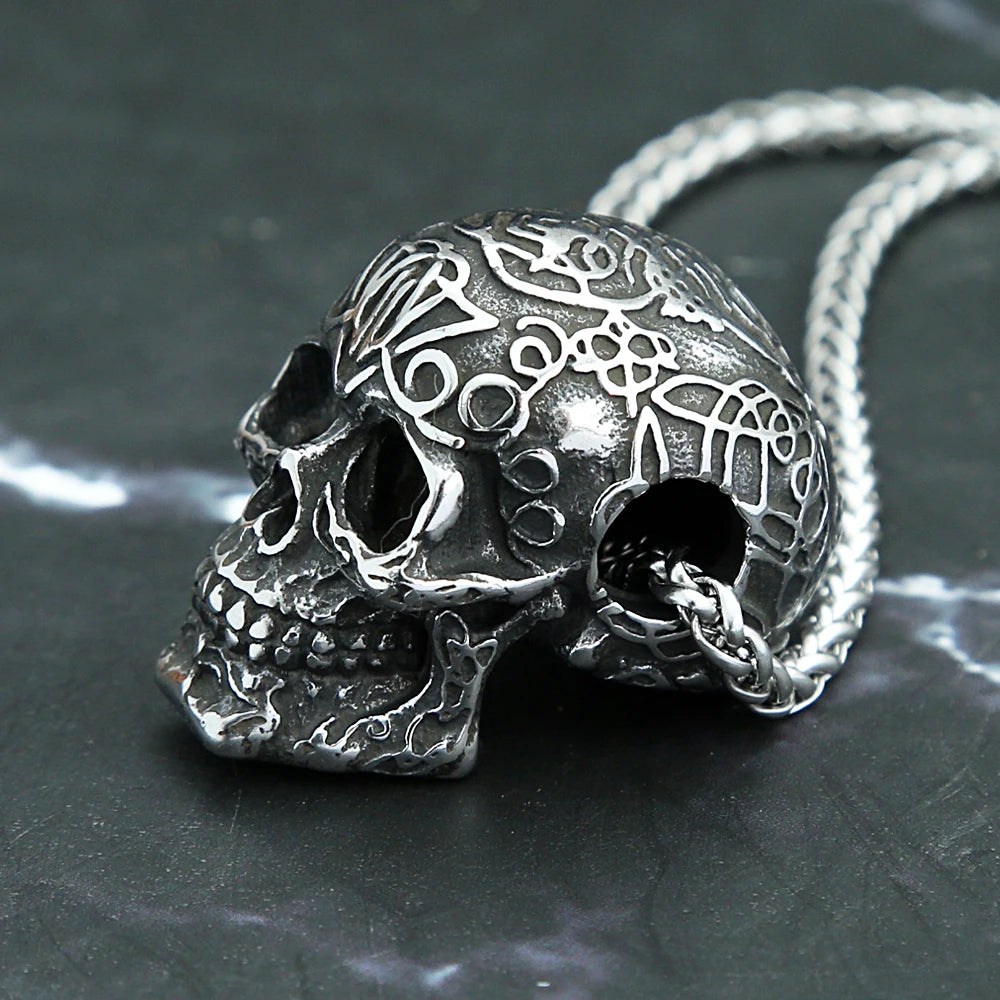 COLLAR CALAVERA GOTICA