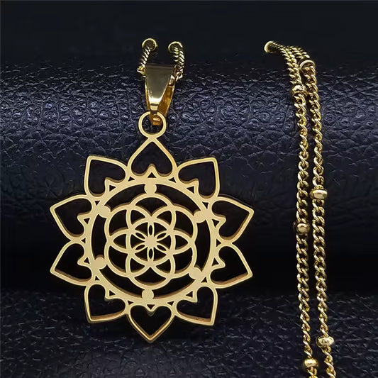 COLLAR FLOR DE LA VIDA