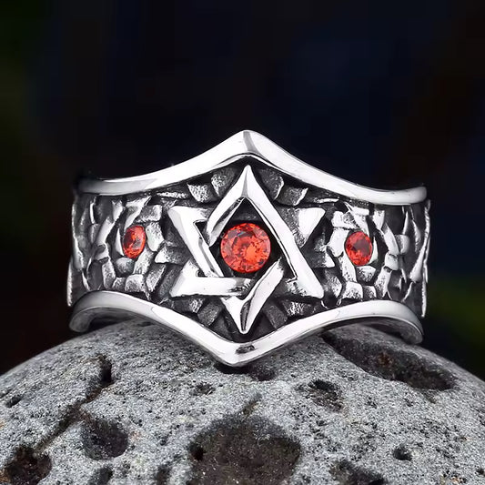 ANILLO ESTRELLA 6 PUNTAS