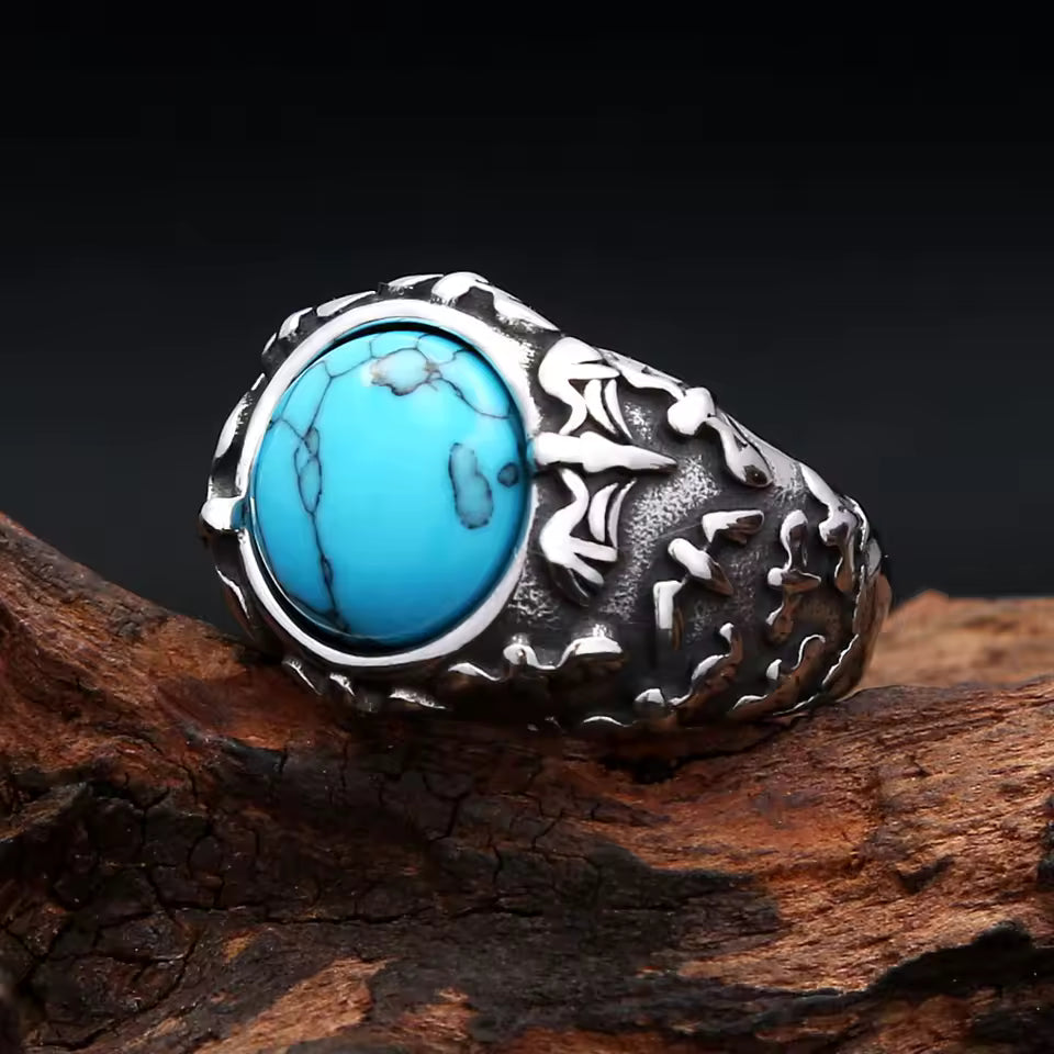 ANILLO PIEDRA Y MURCIELAGOS