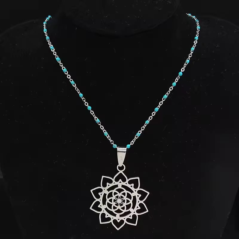 COLLAR FLOR DE LA VIDA