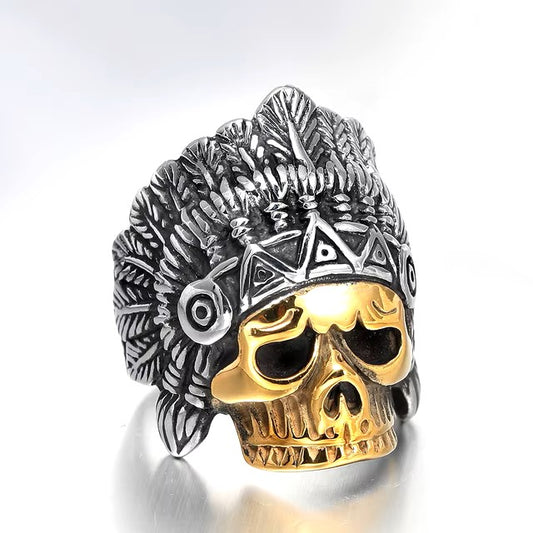 ANILLO CALAVERA INDIA