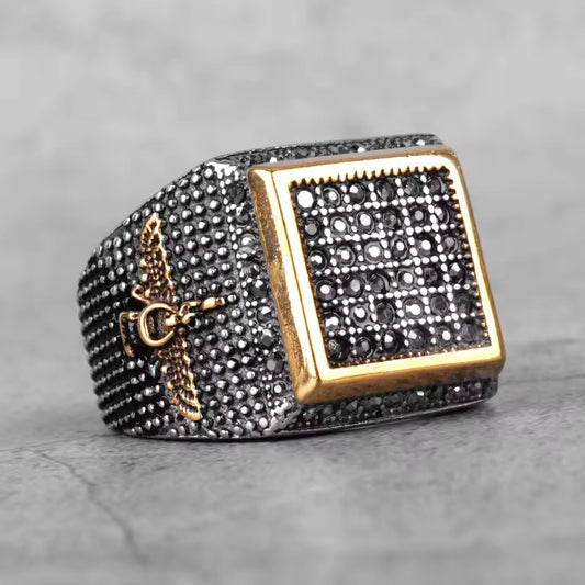 ANILLO CON AVE EGIPCIA