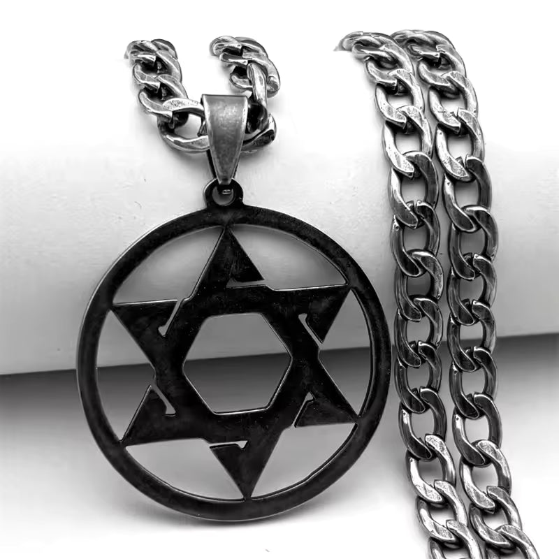 COLLAR ESTRELLA DE DAVID ENVEJECIDA