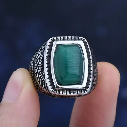 ANILLO PIEDRA VERDE