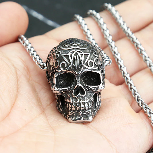 COLLAR CALAVERA GOTICA