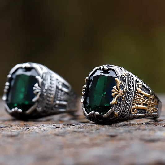 ANILLO PIEDRA VERDE
