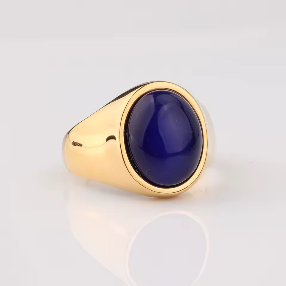 ANILLO PIEDRA AZUL