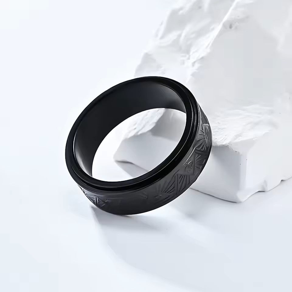 ANILLO TRIANGULO CON OJO (ANTIESTRES)