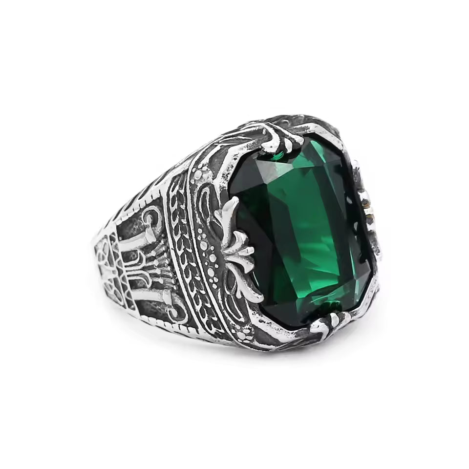 ANILLO PIEDRA VERDE