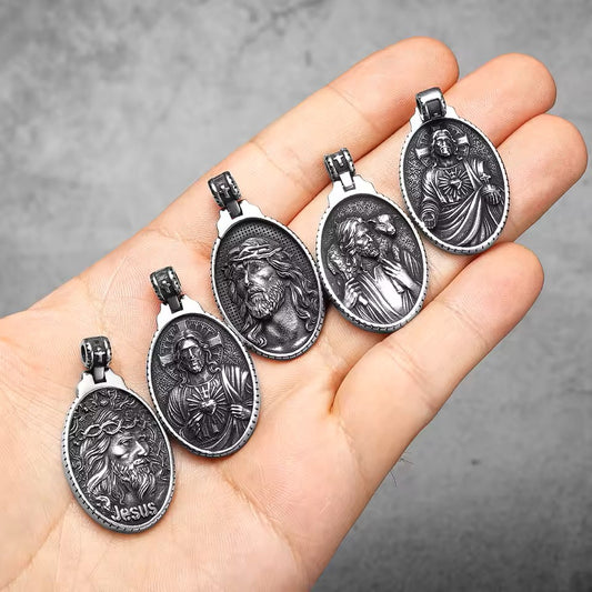COLLAR JESUS VARIADOS REVERSIBLES