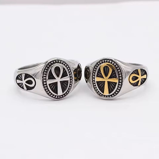 ANILLO CRUZ EGIPCIA