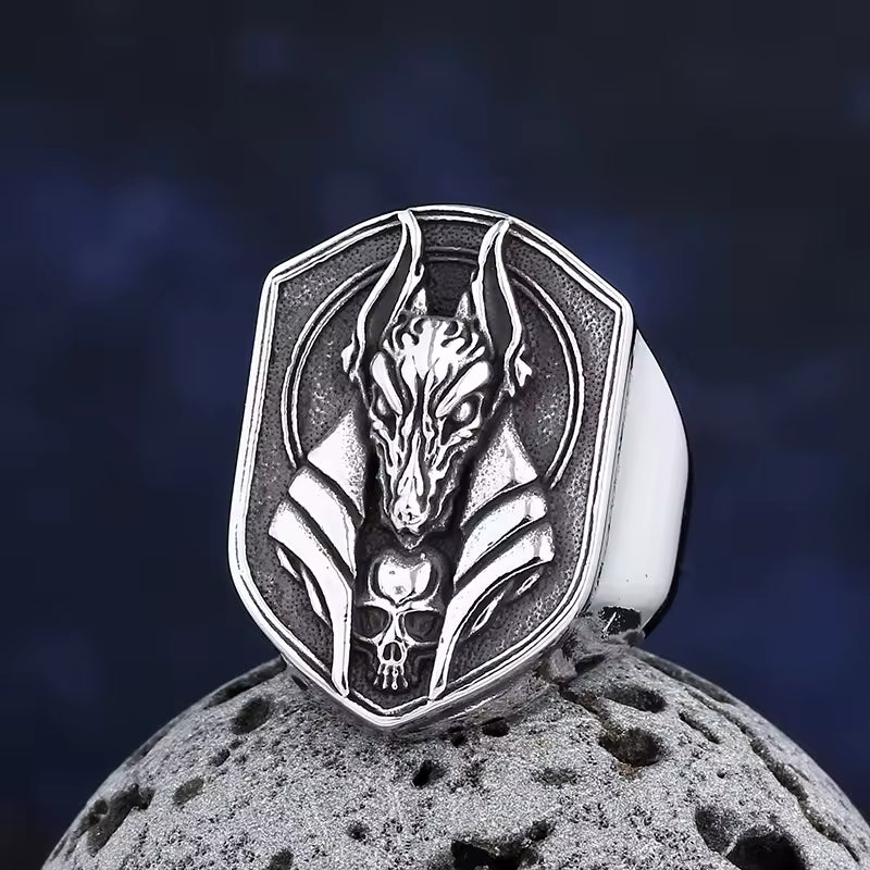 ANILLO ANUBIS EGIPCIO