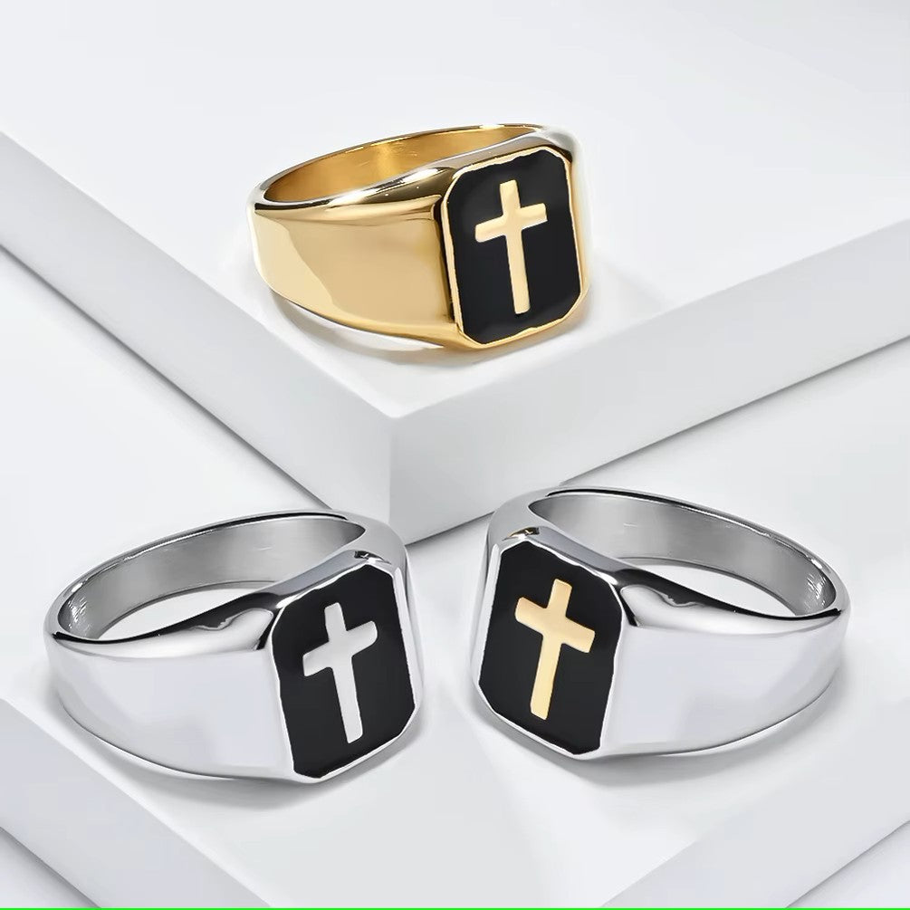 ANILLO RECTANGULAR CRUZ