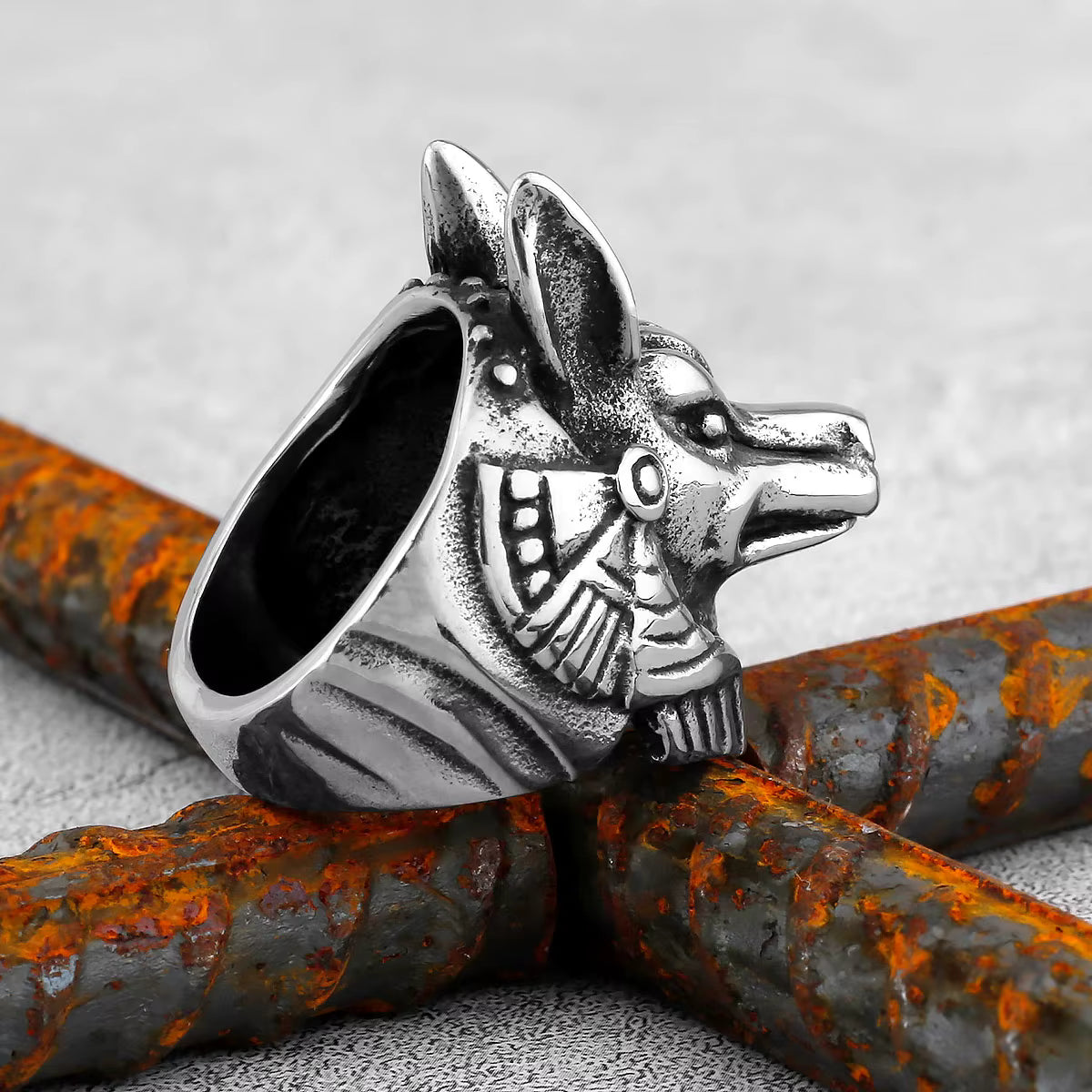 ANILLO ANUBIS EGIPCIO