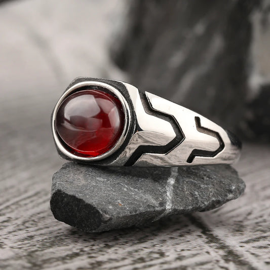 ANILLOS DE PIEDRA REDONDA