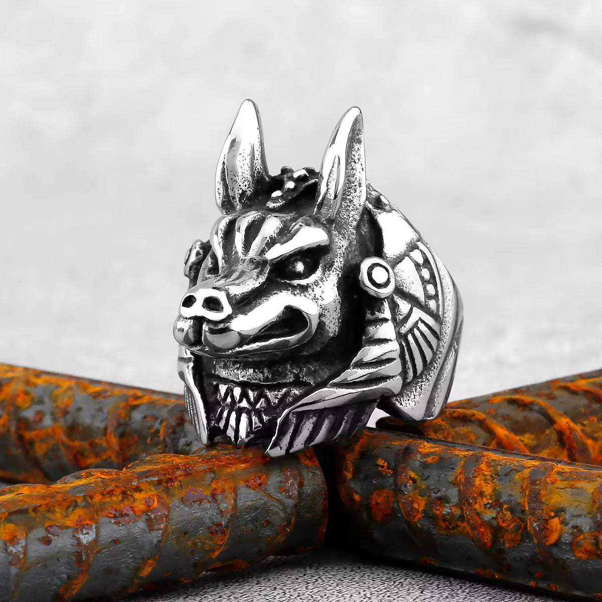 ANILLO ANUBIS EGIPCIO