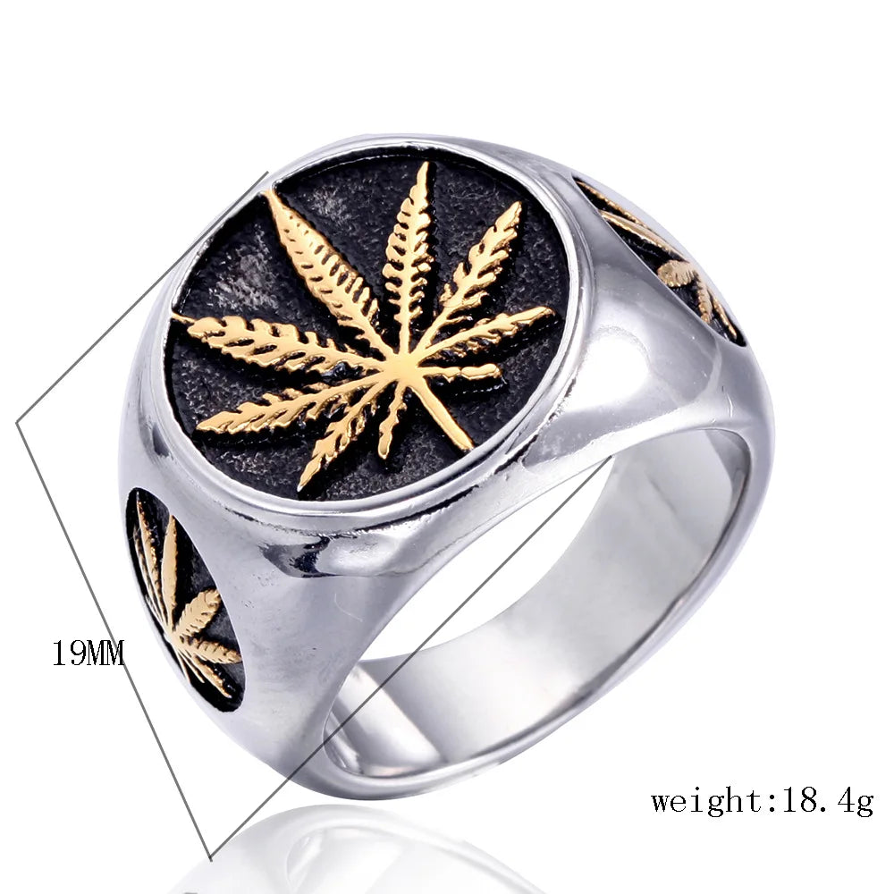 ANILLO HOJA