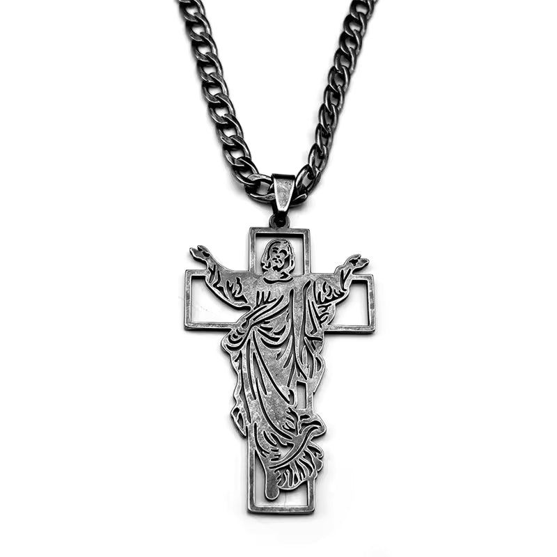 COLLAR JESUS ENVEJECIDO