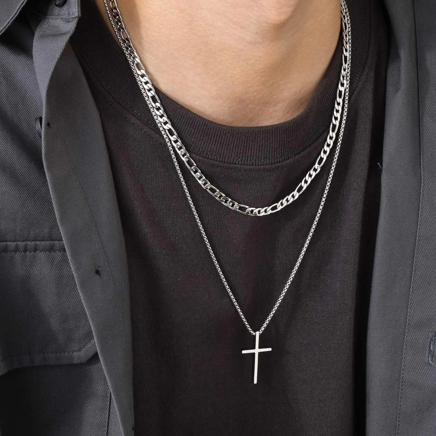 SET DE COLLAR CON CRUZ