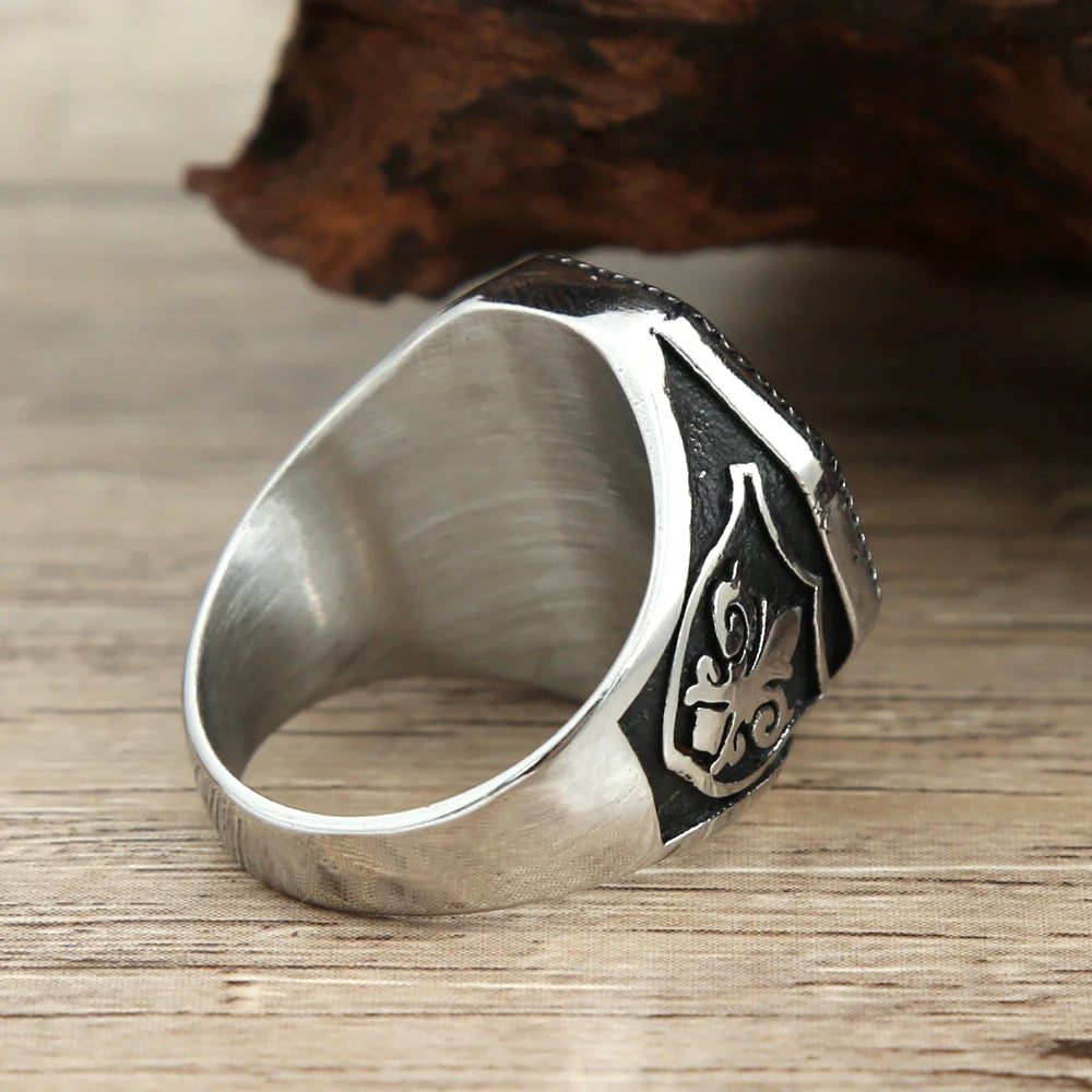 ANILLO DOBLE HACHA