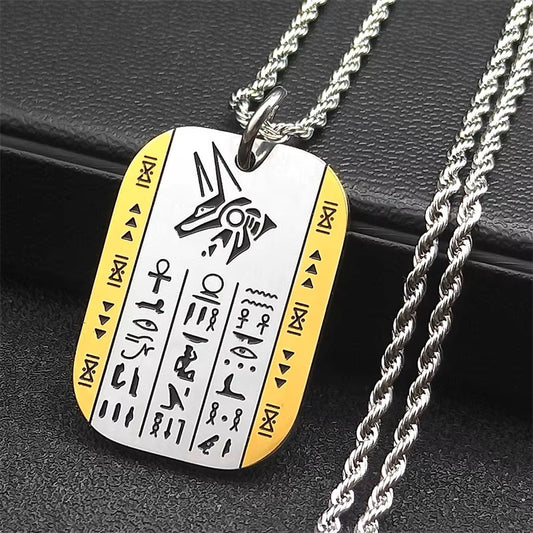 COLLAR PLACA EGIPCIA 2