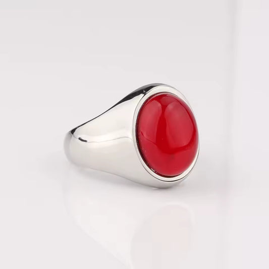 ANILLO PIEDRA ROJO