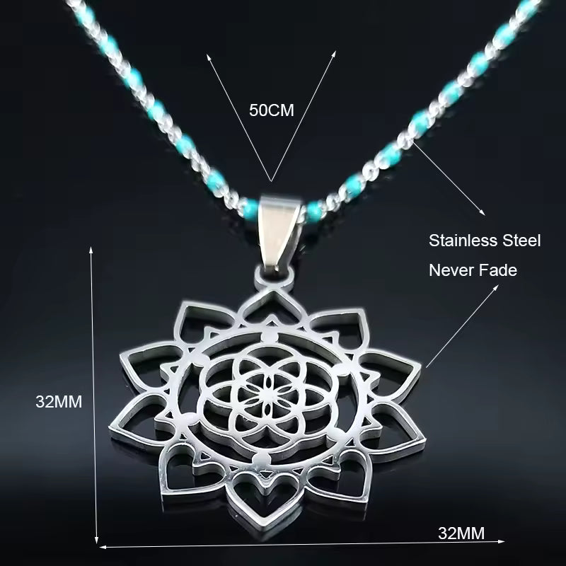 COLLAR FLOR DE LA VIDA