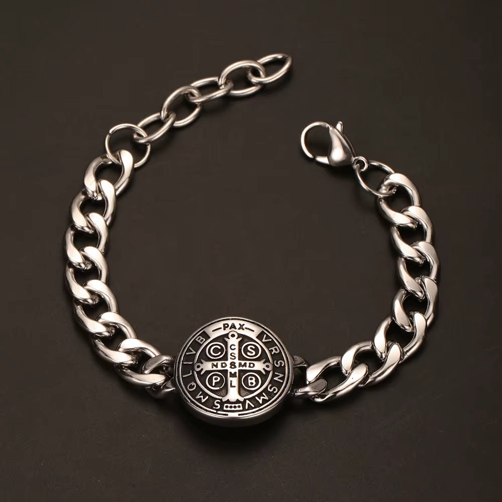 PULSERA SAN BENITO TIPO CADENA