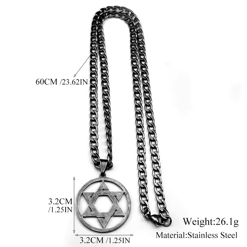 COLLAR ESTRELLA DE DAVID ENVEJECIDA