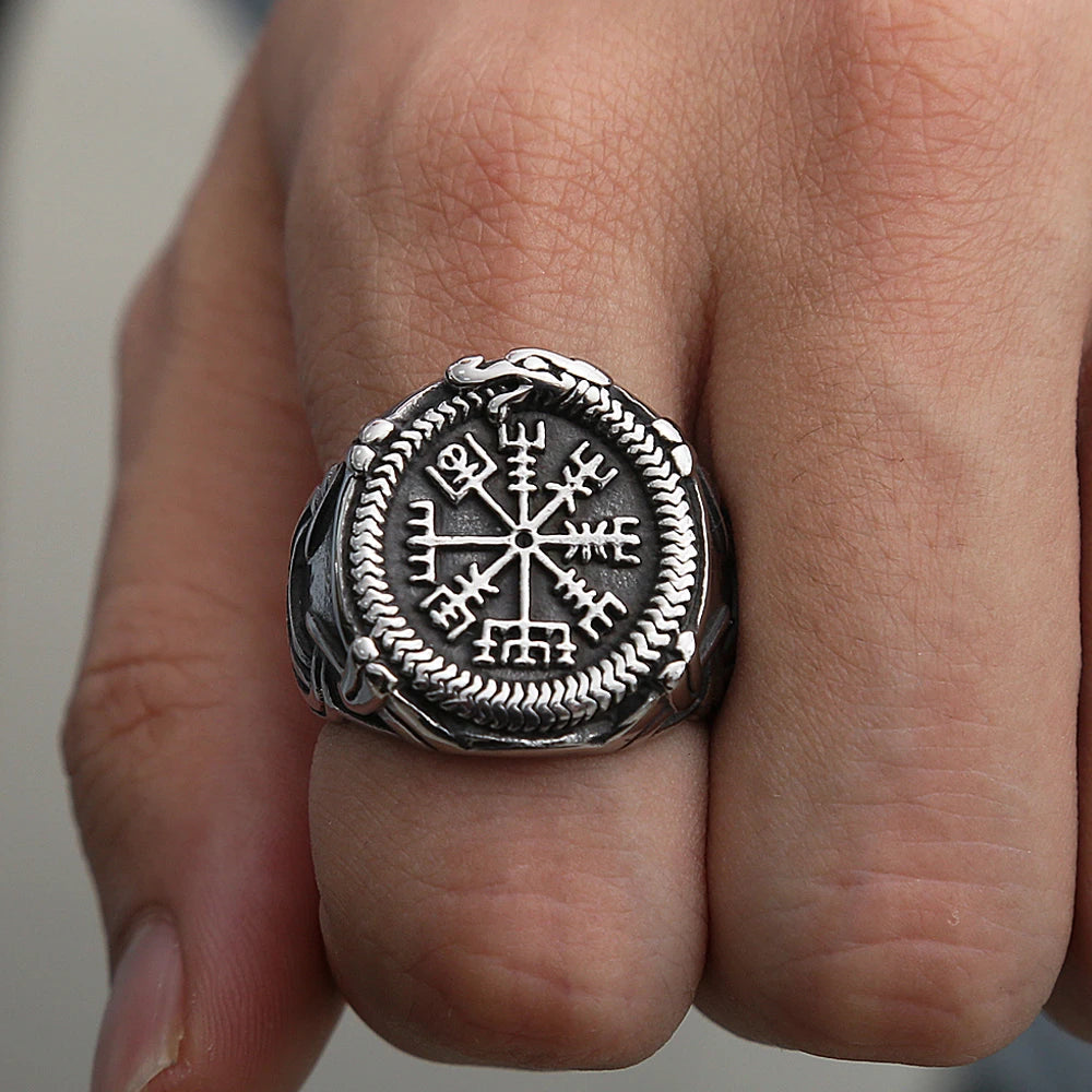 ANILLO BRUJULA VIKINGO