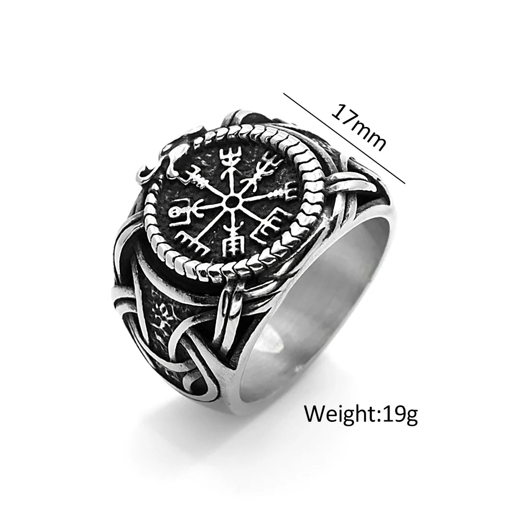 ANILLO BRUJULA VIKINGO