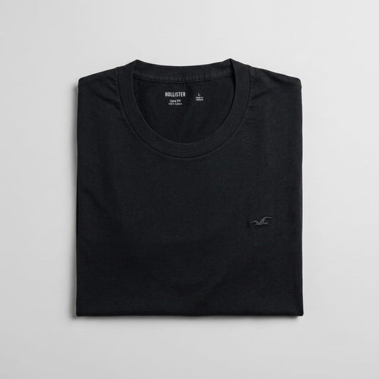 FRANELA NEGRA CON LOGO NEGRO