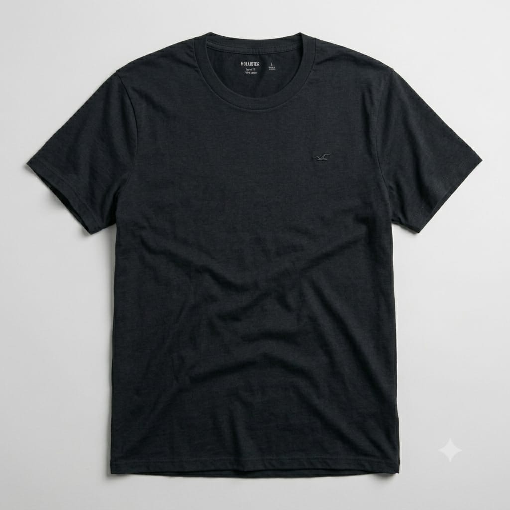 FRANELA NEGRA CON LOGO NEGRO