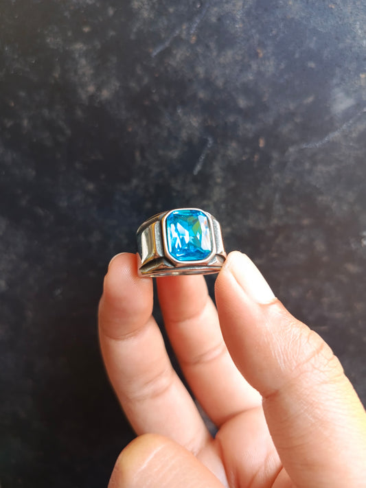 ANILLO PIEDRA AZUL