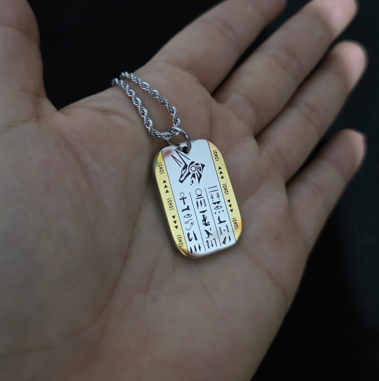 COLLAR PLACA EGIPCIA