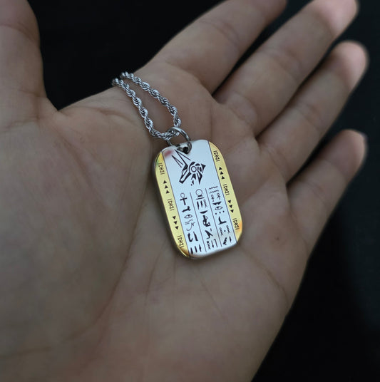 COLLAR PLACA EGIPCIA